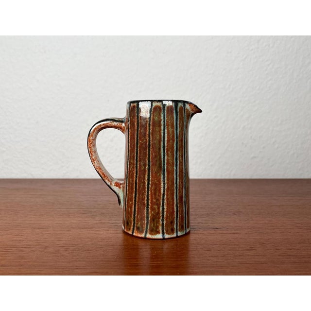 Mid-Century Modern German Studio Pottery Small Jug and Bowl by Monika Maetzel, 1960s, Set of 2 For Sale - Image 17 of 18