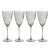 Malden Optic White Wine Glasses - Smoke, Set of 4 For Sale - Image 4 of 4