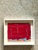 Vintage Framed Red Abstract Painting For Sale - Image 11 of 14