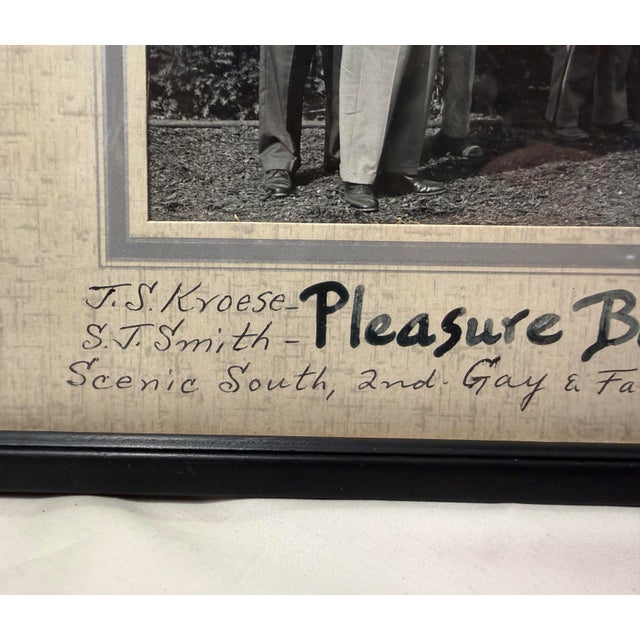 Black Vintage 61 Original Bert Morgan P Bound Belmont Horse Racing Jockey Photograph For Sale - Image 8 of 9