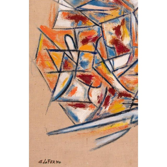 Lines is an original artwork realized by Giorgio Lo Fermo (b. 1947) in 2019. Oil on canvas. Hand signed and dated by the...