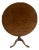 Antique Georgian Figured Mahogany Circular Tilt Top Table, 1780 For Sale