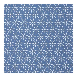 Pindler & Pindler Newport Blueberry Outdoor Geometric French Blue White Abstract Water Resistant Upholstery Fabric