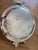 Art Nouveau Cut Crystal Serving Platter with Silver-Plated Metal and Vine Leaves, 1900 For Sale - Image 4 of 5