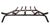 Mid 20th Century Iron Fireplace Grate For Sale - Image 4 of 9