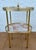Metal Mid-Century Brass and Fiberglass Two Tier Side Table, 1960 For Sale - Image 7 of 11
