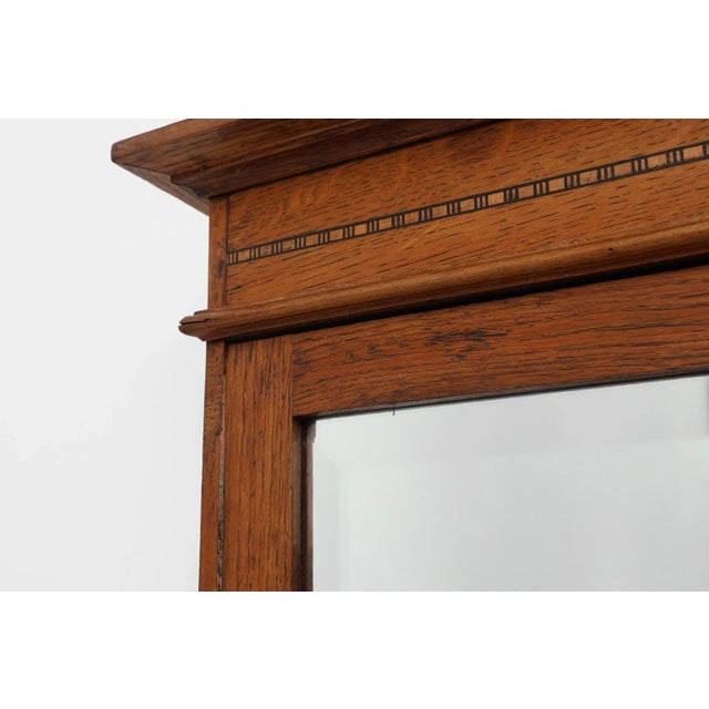 Art Deco Medicine Wall Cabinet in Wood with Mirror, 1930s For Sale - Image 9 of 14