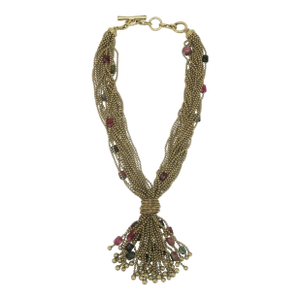 Vaubel Multi-Strand Beaded Tassel Necklace, 2005