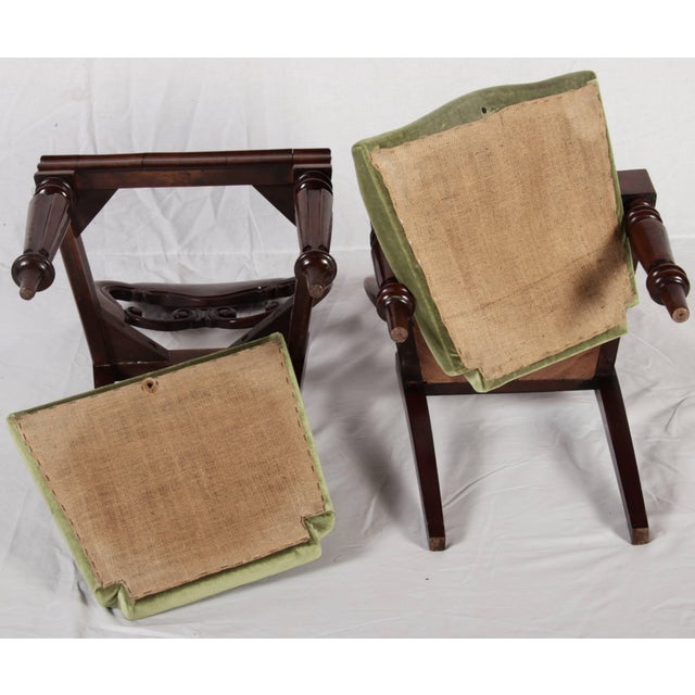 Antique Victorian Mahogany Chairs with Balloon Backs, 1840s, Set of 8 For Sale - Image 16 of 18