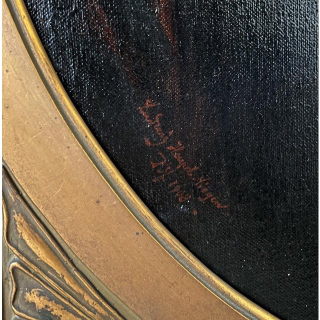 Ludwig Wilhelm Heupel-Siegen, Portrait, 1908, Oil on Canvas For Sale - Image 6 of 10