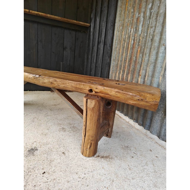 Brutalist Workbench Console, 1890s For Sale - Image 6 of 18