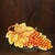 Charming Fitz and Floyd Del Vino handcrafted ceramic spoon rest featuring a beautifully hand-painted autumn grape motif....