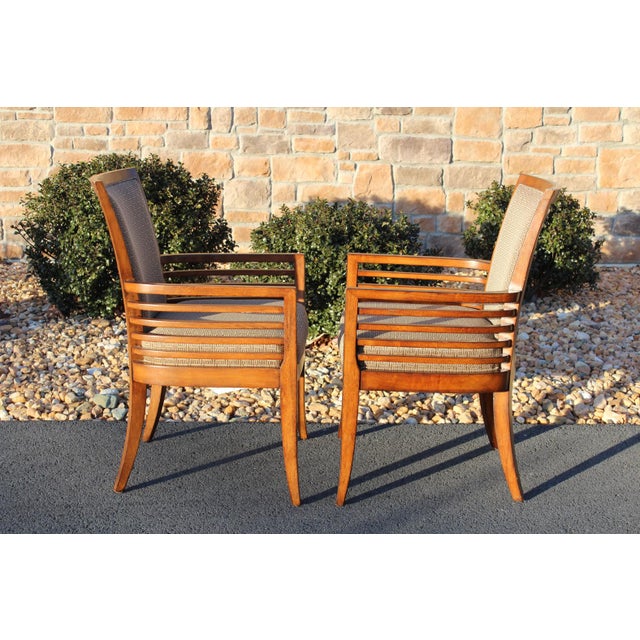 Tommy Bahama Tommy Bahama Ocean Club Kowloon Dining Room Chairs—Set of 6 For Sale - Image 4 of 18