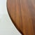 Flexform Flexform Walnut and Stainless MCM Style Round Top Side Table For Sale - Image 4 of 7