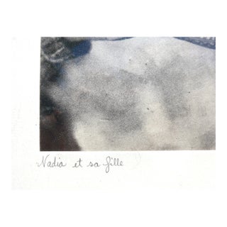 "Love" Contemporary Etching in White by Martha Holden For Sale