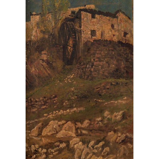 Framed dimensions: 87 x 70 cm Picture dimensions: 59 x 37 cm The painting is in excellent condition. Original Montparnasse...