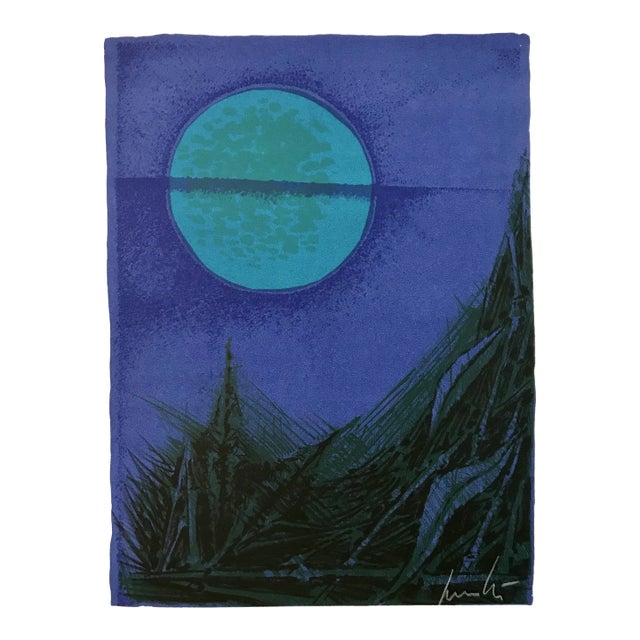 Cesare Peverelli Signed Lithograph Densite Feu 1972* For Sale