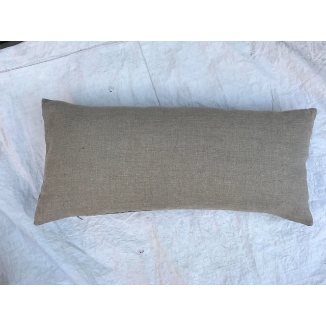 Textile French Victorian Floral Body Pillow For Sale - Image 7 of 9