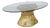 Small Gold Side Table, Italy, 1970s For Sale