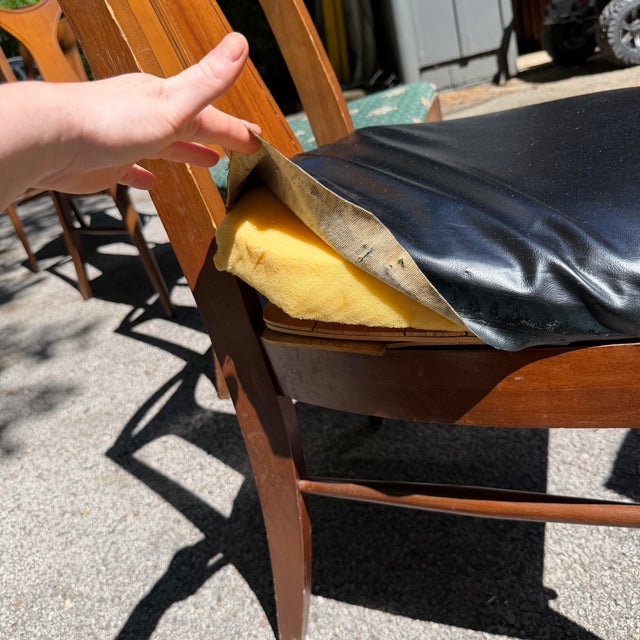 Mid 20th Century Set of 10 Mid Century Modern Dining Chairs in Style of Kent Coffey Perspecta For Sale - Image 11 of 12