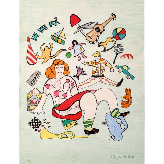 Niki de Saint Phalle, Toys, 1995, Lithograph For Sale - Image 6 of 6