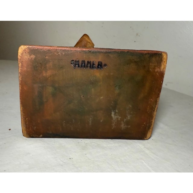 Brown Very Rare Antique 1800s Hand Carved Wood Folk Art Baseball Sculpture Statue For Sale - Image 8 of 17