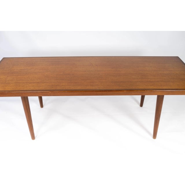 Light Yellow Danish Coffee Table, 1960s For Sale - Image 8 of 15
