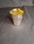 Vintage Hazorfim Sterling Silver Kiddush Cup Grape Motif Gold Wash Interior 47g For Sale In Boston - Image 6 of 17