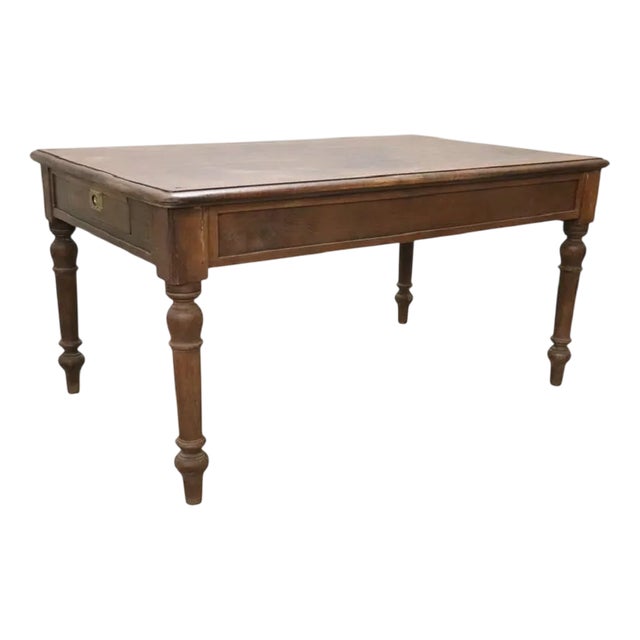 Kitchen Table in Fir Wood, Early 20th Century For Sale