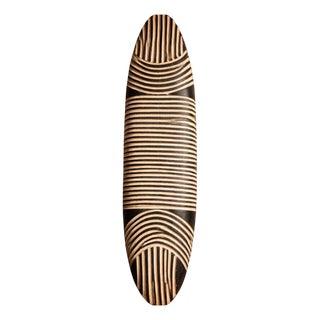 Bamileke Long Shield Tribal Wall Sculpture, 1960s For Sale