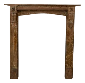 19th Century French Wooden Fireplace
