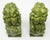 Mid 20th Century Chinese Carved Jade Stone Guardian Lion Figurines - a Pair For Sale - Image 5 of 13