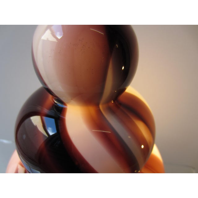 Space Age Murano Glass Table Lamp by Carlo Moretti, 1970s For Sale - Image 3 of 5