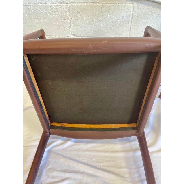 J.L. Møllers Møbelfabrik 1960s In Style of Neil’s Otto Moller Model 57 by j.l. Mollers Mobelfabrik Chair Pair For Sale - Image 4 of 11