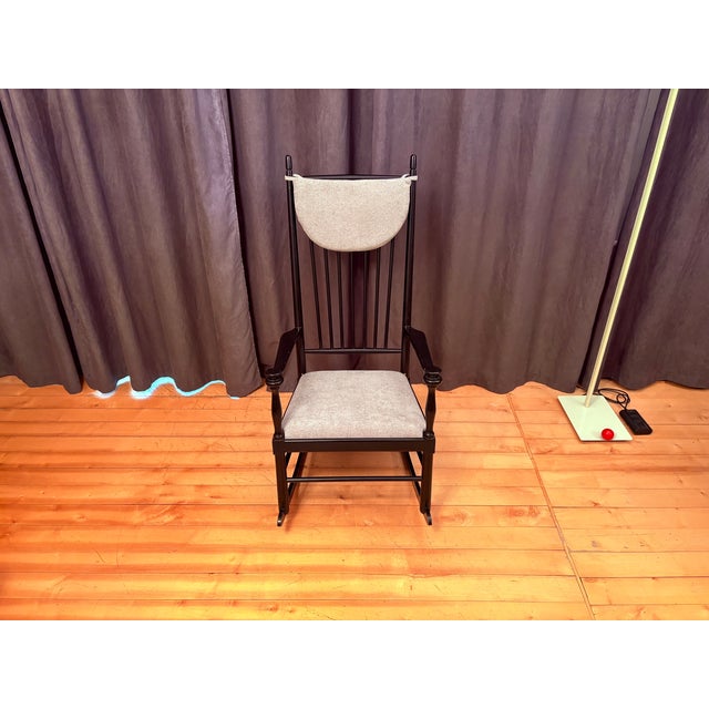 Wood Isabella Rocking Chair by Karl-Axel Adolfsson for Gemla Möbler, Sweden, 1950s For Sale - Image 7 of 15