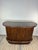 Vintage bamboo and rattan bar, dating from the 1970s, with a design emblematic of tropical interiors and the "Palm Beach"...