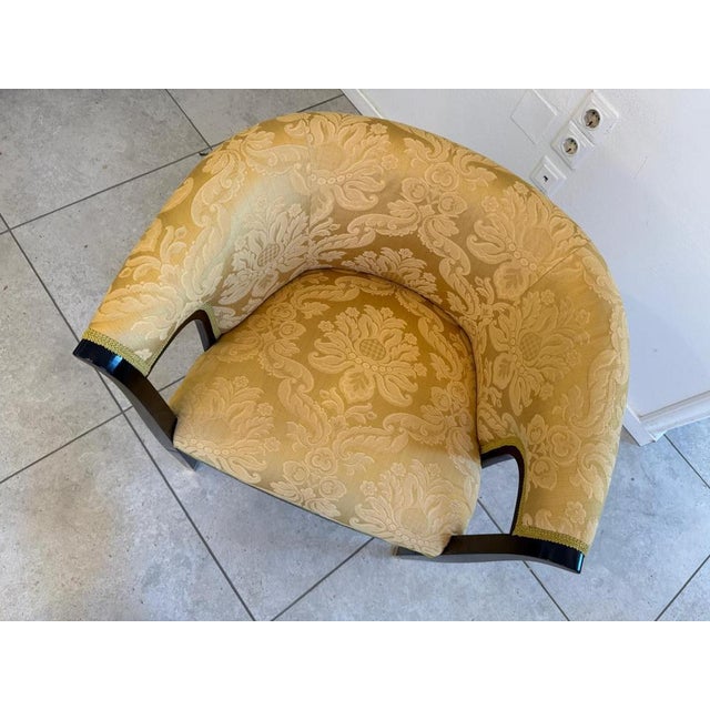Art Nouveau Upholstered Armchair For Sale - Image 4 of 12