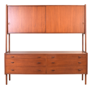 Mid-Century Modern Danish Teak Sideboard by Hans Wegner for Ry Møbler, 1950s