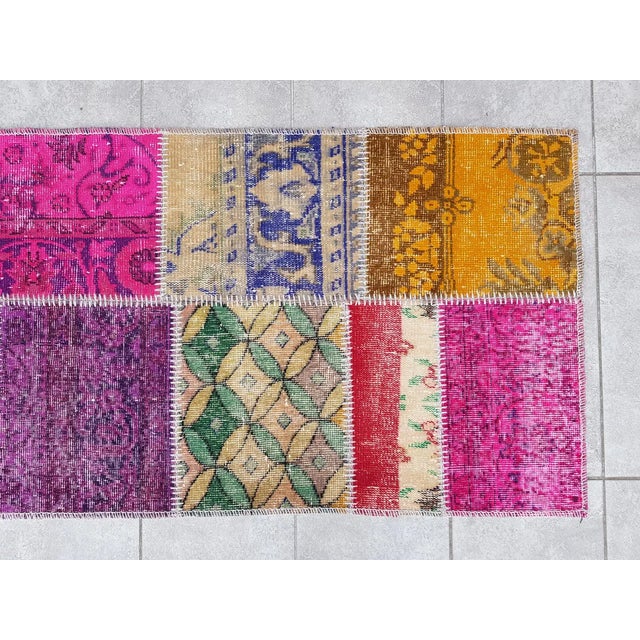 1960s Home Living Vintage Runner Carpet For Sale - Image 5 of 10