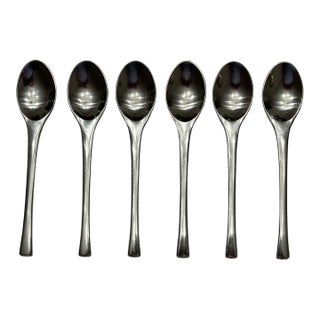 Dansk 'Odin' Stainless Steel Flatware Jens Harald Quistgaard- 6 Spoons For Sale
