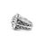 Vintage John Hardy 925 Sterling Silver Basket Wide Weave Dome Band Ring, Size 5 For Sale - Image 4 of 8