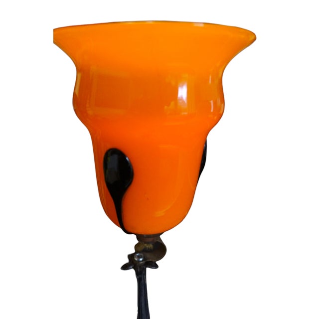 This exceptional Art Nouveau table lamp combines a signed, silver-plated bronze base by the French designer Paul Follot...