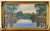 Midcentury Florida marsh at dusk oil painting, by Della Parker. Beautifully framed in gold gilt. Please see dimensions and...
