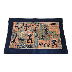 18th Century Batik Fabric Painting