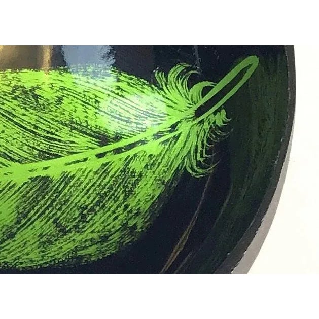 1990s Vintage Coconut Shell Lacquer Bowl For Sale - Image 5 of 7