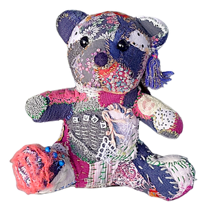 Cura Art Teddy in Textile from Noir Catharsis, 2025