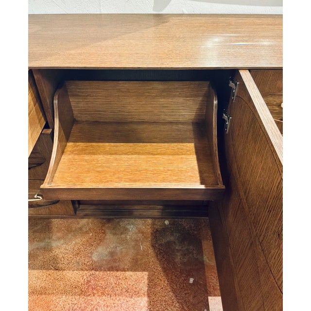 Wood Revelation Modern Art Deco Style Tiger Eye Door Chest For Sale - Image 7 of 7