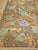 Vintage French Needlepoint Runner, Handwoven Wool, Tree of Life Pattern, Brown & Blue, 4’ X 15’ For Sale - Image 9 of 17
