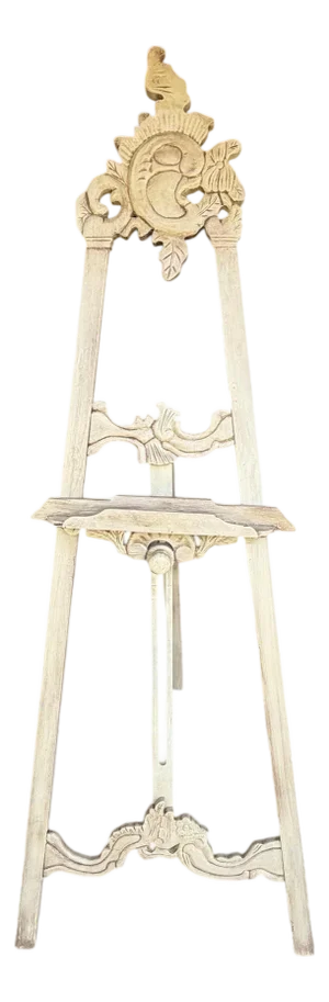 Vintage Baroque Style Floor Art Easel
