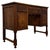 Antique English Edwardian Carved Oak Desk, 1910 For Sale - Image 4 of 12